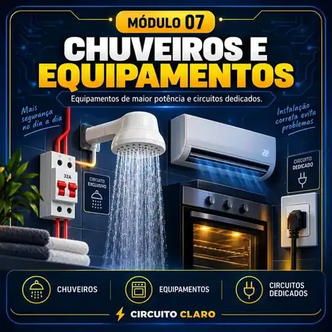 MÓDULO 07 - Chuveiros e Equipamentos