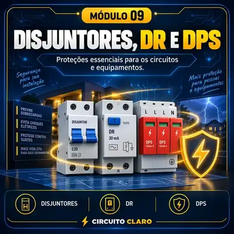 MÓDULO 09 - Disjuntores, DR e DPS